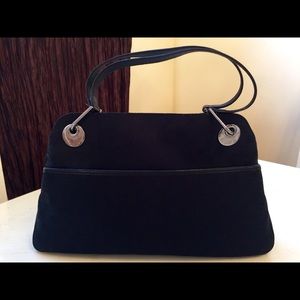 Gucci GG 100% Authentic black canvas shoulder bag